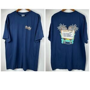 Sister Hazel Drive In Series Band Concert Tour Shirt Navy Blue XL